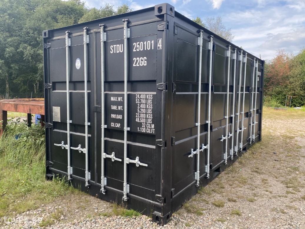 20 ft open-side container