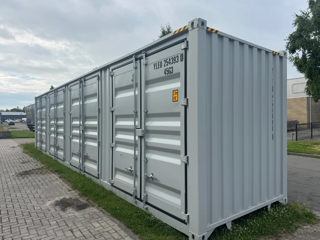 40 ft container with multiple side-opening doors